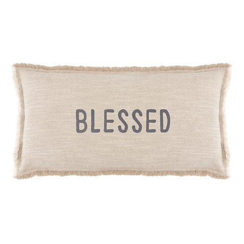 Face to Face Lumbar Pillow - Blessed