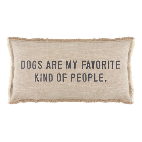 Face to Face Lumbar Pillow - Dogs Are My Favorite