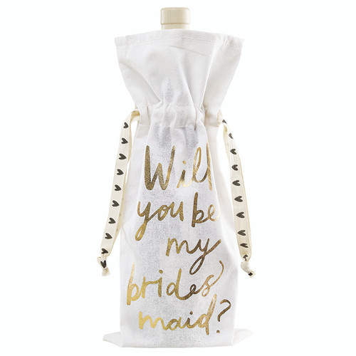 Canvas Wine Bag - Will You Be My Bridesmaid?