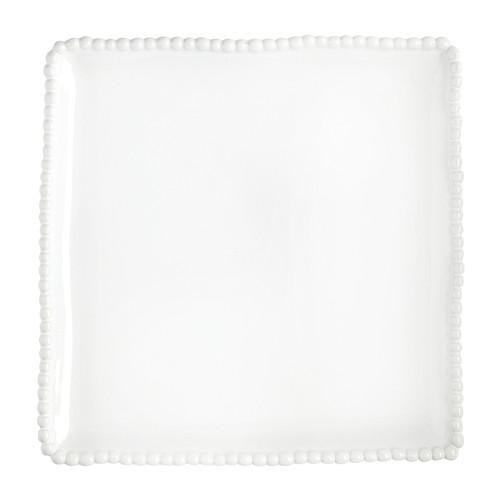 Ceramic Beaded Platter 10"