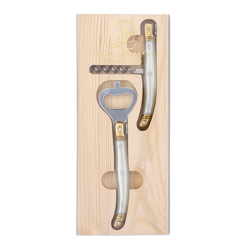 Corkscrew Set in Wood Tray