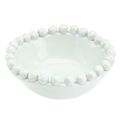 Ceramic Beaded Bowl - Small - Mist