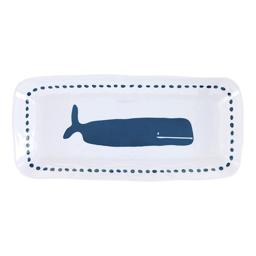 Melamine Serving Platter - Whale - 14" L