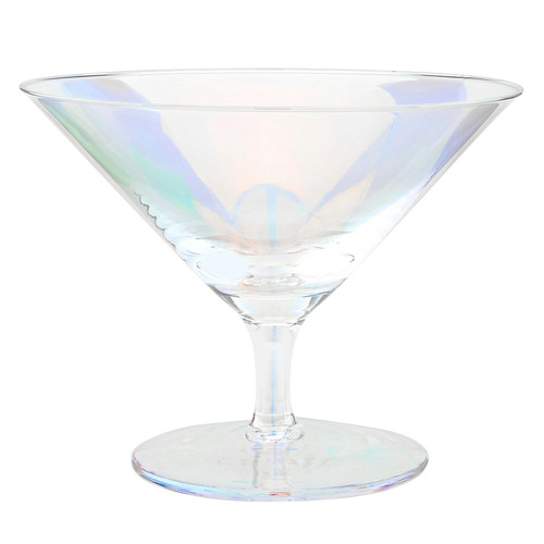 Short Stem Martini Glass - Clear Luster