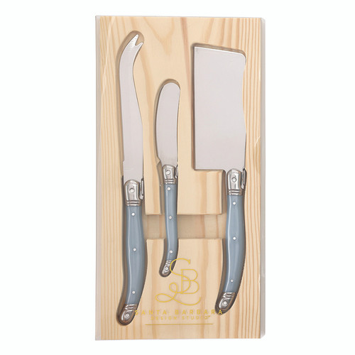 Face to Face Blue Pearl Charcuterie Knives - Set of 3