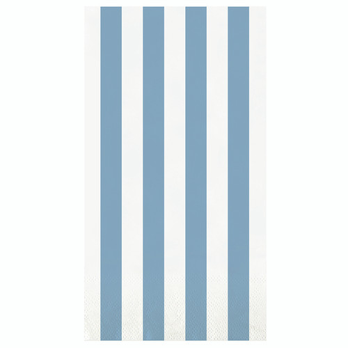 Face to Face Paper Guest Napkins - Blue Cabana Stripe