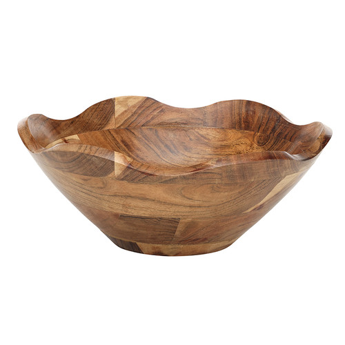 Face to Face Wood Bowl - Scallop - Small