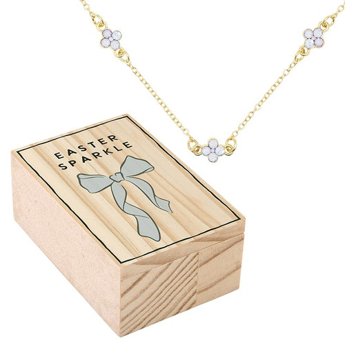 Easter Treasure Box Necklace - Easter Sparkle