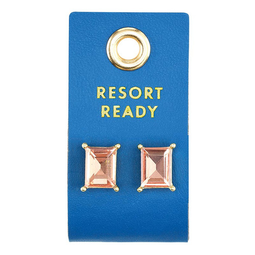Palm Beach Stud Love Earrings - Resort Ready