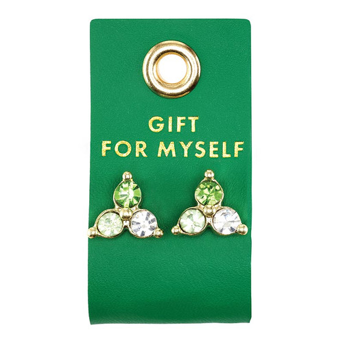 Palm Beach Stud Love Earrings - Gift For Myself