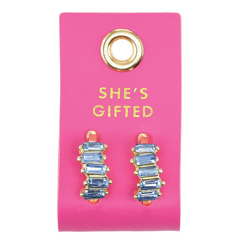 Palm Beach Stud Love Earrings - She's Gifted