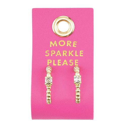 Palm Beach Stud Love Earrings - More Sparkle Please