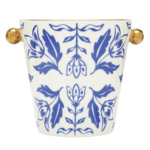Ceramic Damask Cache Pot