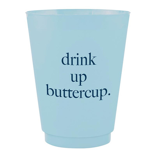 Frost Cups - Drink Up Buttercup - Set of 8