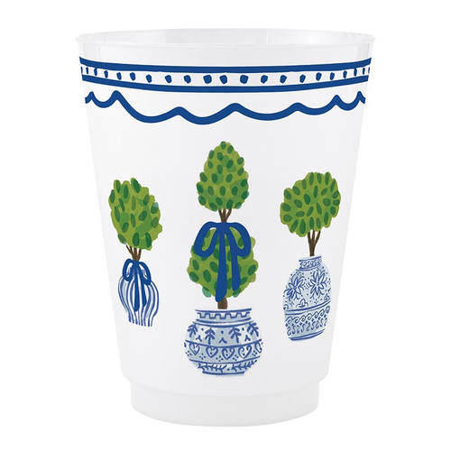 Frost Cups - Topiary - Set of 8