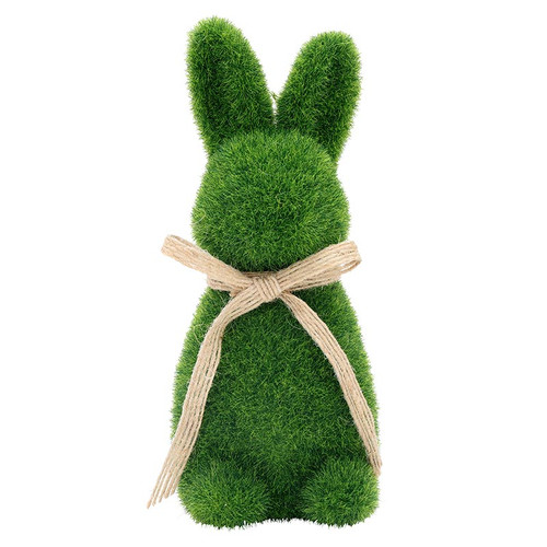 Green Flock Bunny - Mini - 5.5" H