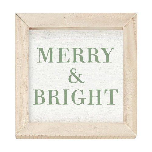 Face to Face Wood Sign - Merry Everything