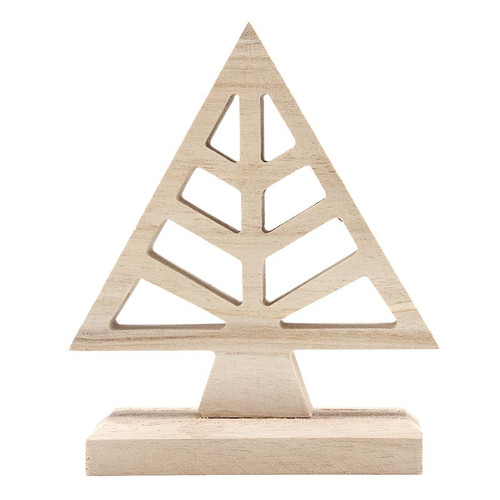 Face to Face Nordic Paulownia Wood Tree - 7" H