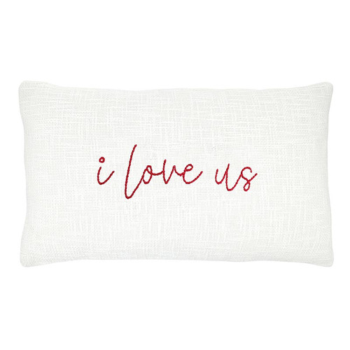 Face to Face Lumbar Pillow - I Love Us