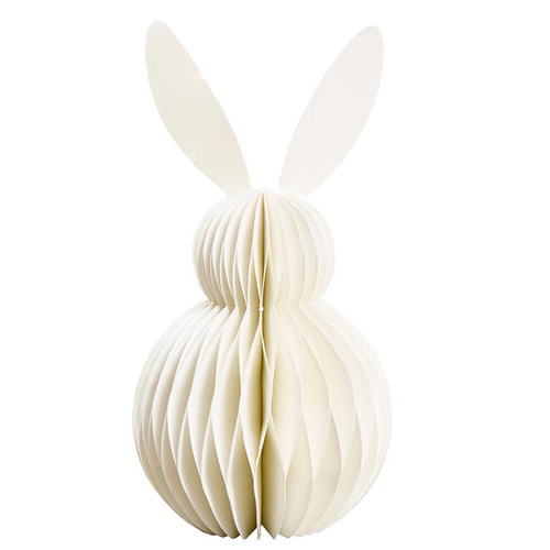 Paper Bunny - White - 8"
