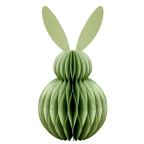 Paper Bunny - Sage Green - 8"