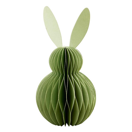 Paper Bunny - Sage Green - 6"