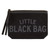 Black Canvas Pouch - Little Black Bag