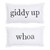 Face to Face Lumbar Pillow - Whoa/Giddy Up