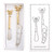 Gold Bow Cheese Knives - Set of 2