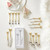 Gold Bow Cheese Knives - Set of 2
