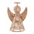 Wicker Angel - 8.25" H