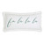 Face to Face Lumbar Pillow - Fa La La La