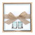 Square Notepaper with Wood Tray - Beach Chairs