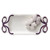 Ceramic Bow Platter - Lilac