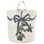 Large Canvas Storage Tote - Mistletoe 