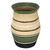 Seagrass Basket - Olive Stripes