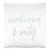 Face to Face Euro Pillow - Sunkissed & Salty