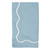 Face to Face Embroidered Scalloped Napkins - Blue - Set of 4