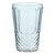 Face to Face Embossed Glass - Ocean Blue