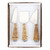 Face to Face Woven Rattan Cheese Knives - Set of 3