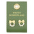 Holiday Stud Love Earrings - Winter Wonderland