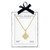 Quatrefoil Necklace - Pave Gold