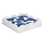 Acrylic Cocktail Napkin Tray + Napkins - Blue Hydrangeas