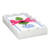 Acrylic Guest Napkin Tray + Napkins - Topiary