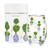 Gold Foil Stemless Wine Glass - Topiaries