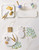 Scalloped Cocktail Napkins - Topiaries