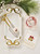 Ceramic Bow Platter - Gold