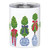 DOF Tumbler - Holiday Topiaries