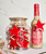 Enamel Wood Star Ornaments - Red