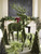 Flocked Reindeer - Forest Green 18"
